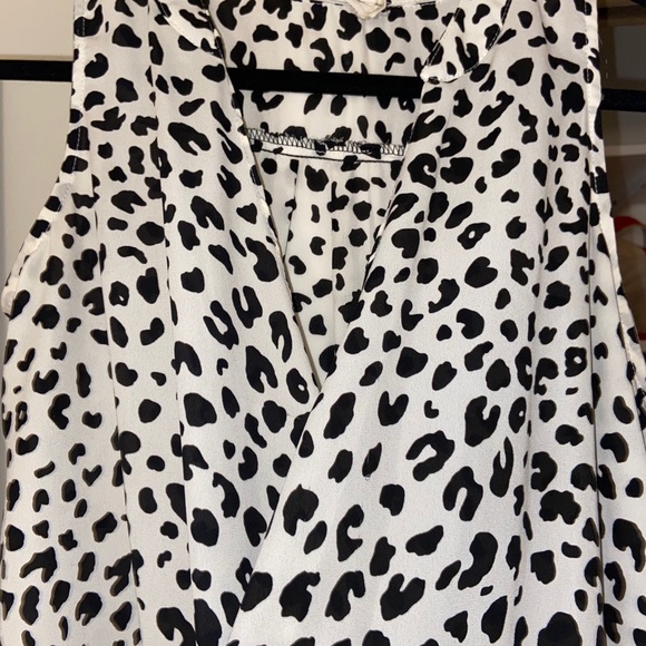 Leopard High Low Wrap Blouse - Picture 3 of 3